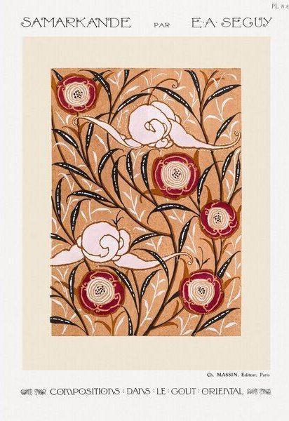 Photocircle Poster / Leinwandbild - E. A. Séguy: Samarkande 3