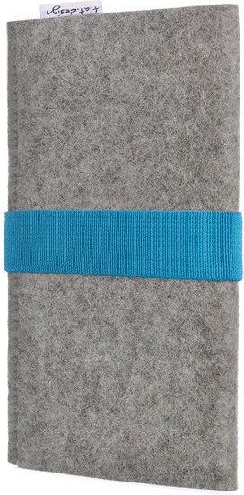 flat design by Mareike Kriesten Handyhülle AVEIRO für Samsung Galaxy A-Serie - 100% Wollfilz - grau