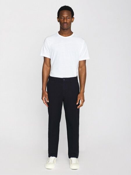 KnowledgeCotton Apparel Chinohose - CHUCK regular flannel - aus Bio-Baumwolle