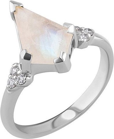 Thumbnail - Eppi Einzigartiger Ring mit einem Mondstein Kettil