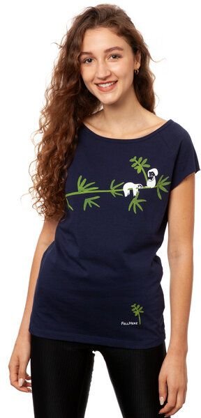 FellHerz Damen T-Shirt Faultier Bio Fair