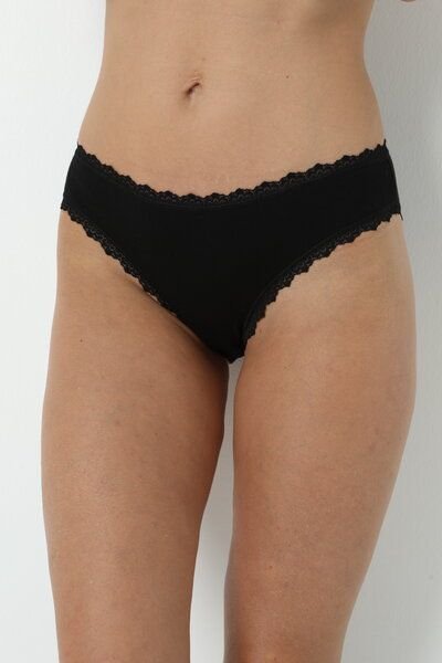 Bruno Barella "2er Pack" GOTS zertifizierte Slips mit Spitze aus feinster Biobaumwolle