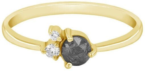 Eppi Zarter Ring mit Salt and Pepper Diamant Adnan