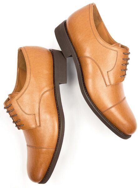 Will's Vegan Shop Goodyear Welt Derbys Hellbraun Herren