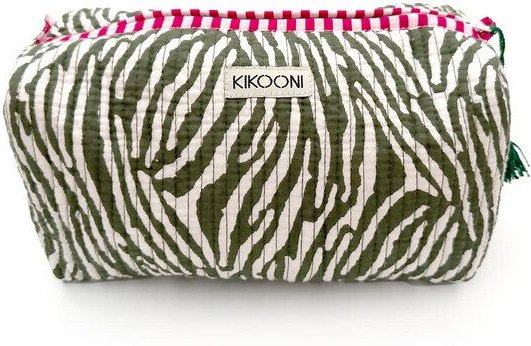 KIKOONI handgefertigte Kosmetiktasche "Desert Zebra"