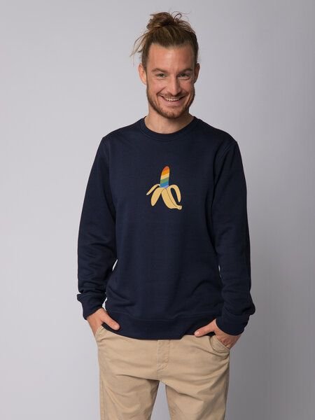 watapparel Sweatshirt Unisex Rainbow Banana