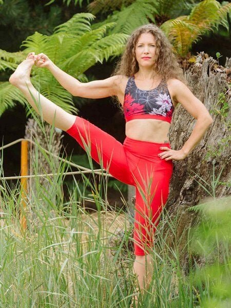 nice to meet me Dynamic Capri - aus recycelten Materialen mit Netzstoff