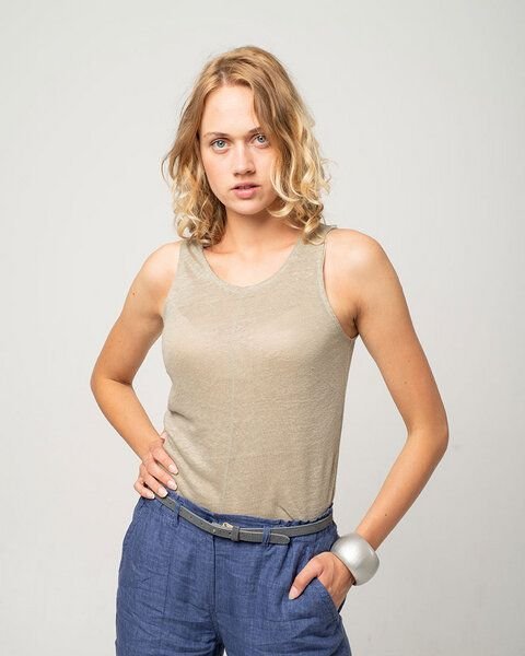 Alma & Lovis Leinentop aus Leinen-Jersey | Linen Top