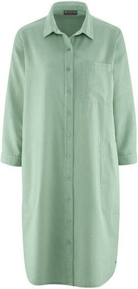 HempAge Hanf Tunika mit Polokragen