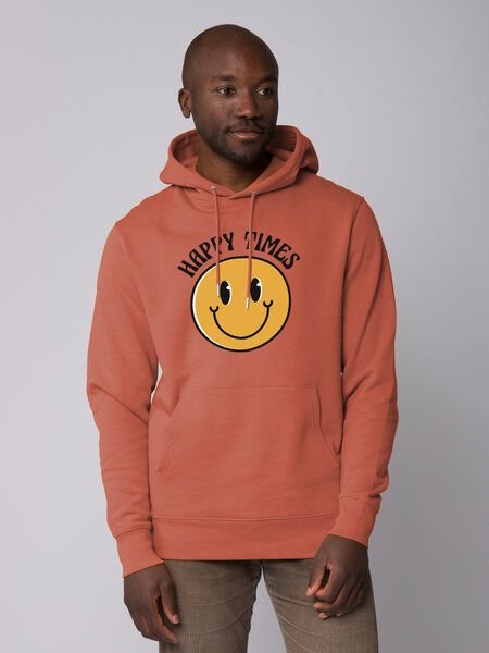 watapparel Hoodie Unisex Happy times smiley emoji