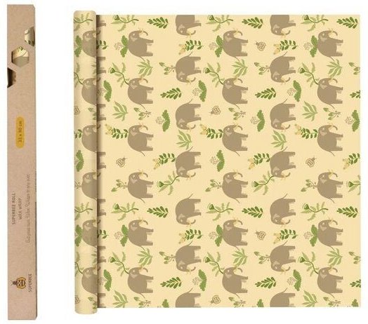 SuperBee Bienenwachstuch Rolle 33cm x 90cm - die nachhaltige und flexible Alternative zu Plastik - verschiedene Designs