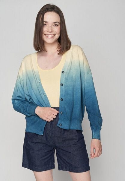 GREENBOMB Basic Chic - Gemütliche Strickjacke aus Bio-Baumwolle / Fair & Vegan