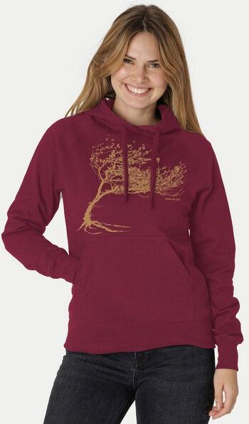 Peaces.bio - handbedruckte Biomode Bio-Damen-Kapuzensweater "Windytree"