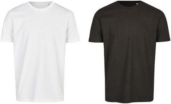 Brandless Basic Bio T-Shirt (Men Nr.3 ) Doublepack GOTS