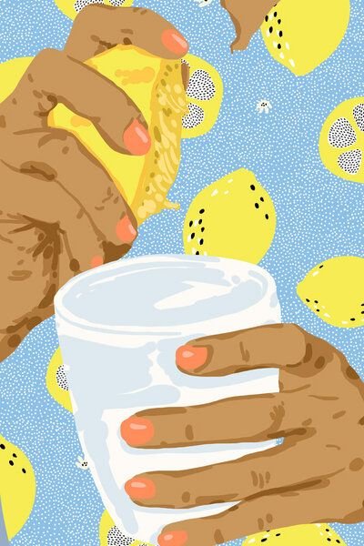 Photocircle Poster / Leinwandbild - Squeeze The Day