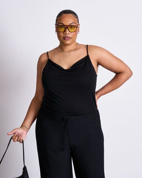 Thumbnail - JAN N JUNE Slip Top HELEN black