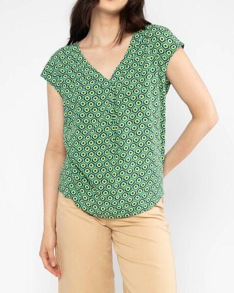 Blutsgeschwister Bluse Liberty Maniac - Leaf Of Love Shanti