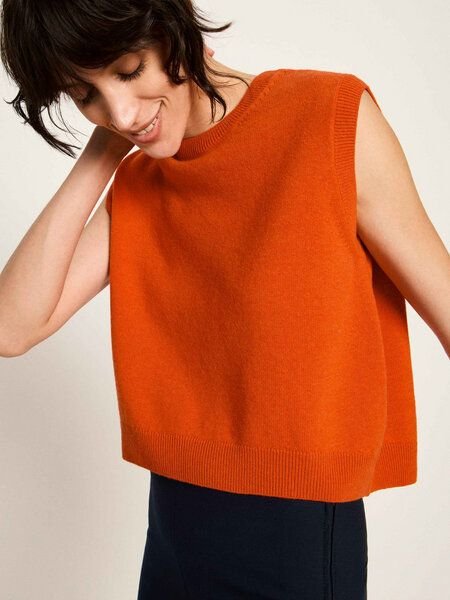 LANIUS Pullunder (GOTS) aus Bio-Schurwolle