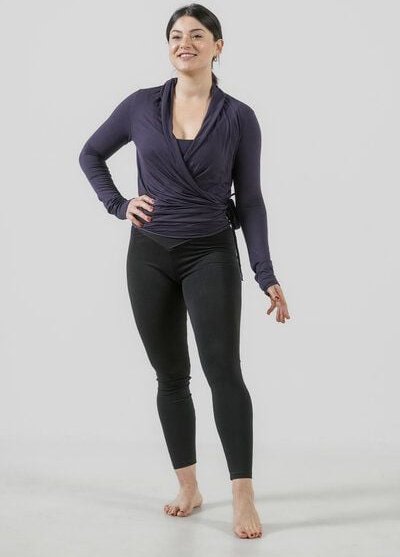 YogiLiebe Wickelbluse "Lakshmi" Tencel