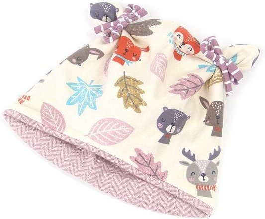 Sternchenwolke BIO Kuscheljacquard Mütze "Woodland"