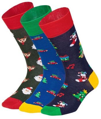 DillySocks Socken „Wonderful Christmas (3er Box)“