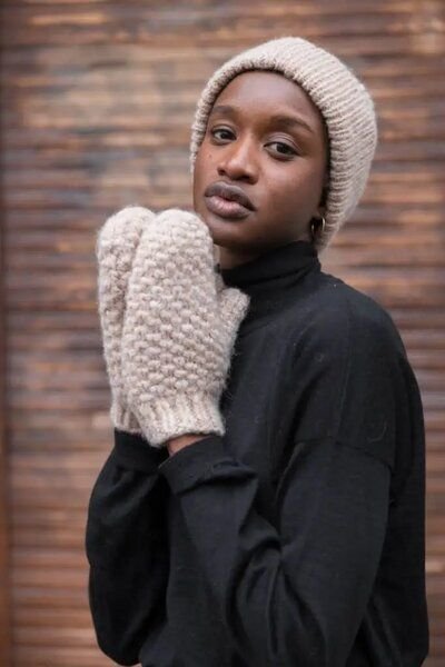 Jyoti - Fair Works Baby-Alpaka Fäustling Handschuhe Casma