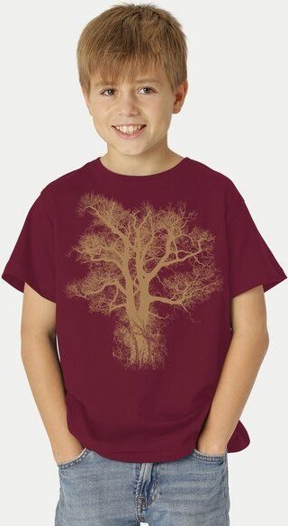 Peaces.bio - handbedruckte Biomode Bio-Kinder T-Shirt Chestnut