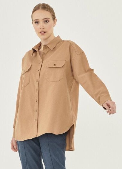 ORGANICATION Hemdbluse aus Bio-Baumwolle