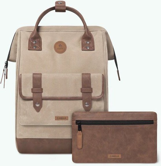 Thumbnail - Cabaïa Rucksack Adventurer Medium aus veganem Leder - 25 Liter