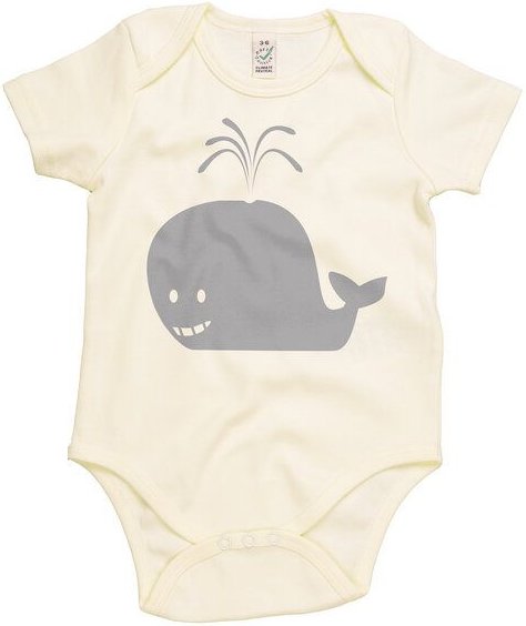 HANDGEDRUCKT "Wal" Baby Body