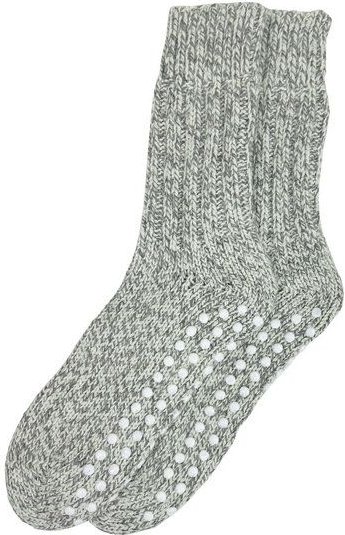 Hirsch Natur Erwachsene Norweger Stopper Socken kbT Wolle