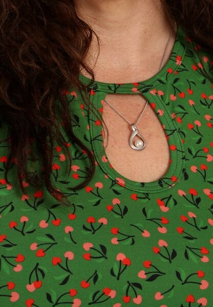 Die rote Zora Keyhole Kleid Cherry Pop