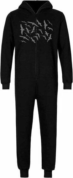 Peaces.bio - handbedruckte Biomode Jumpsuit Möwen Damen