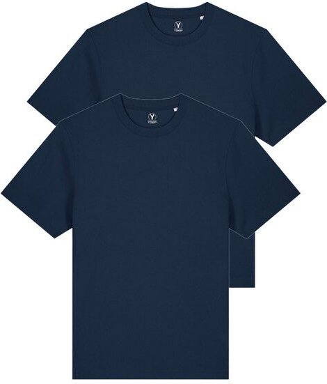 Thumbnail - YTWOO Doppelpack Unisex-T-Shirts aus schwerem Stoff | Bio-Baumwolle