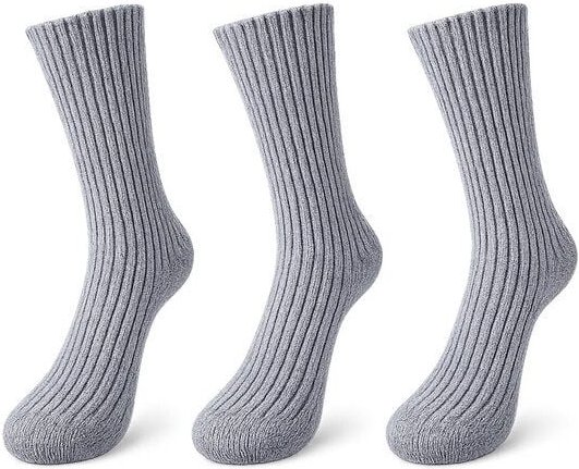 Bruno Barella Damen Socken aus feiner Lammwolle – 3er-Pack