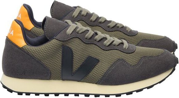 Veja Vegane Herren-Sneaker SDU Alveomesh Kaki Black Ouro