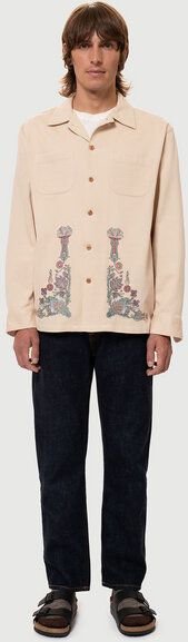 Nudie Jeans Hemd Vincent Floral aus Bio-Baumwolle