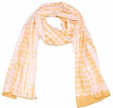 Schönes aus Indochina Seidenschal mit Shibori-Batikmuster