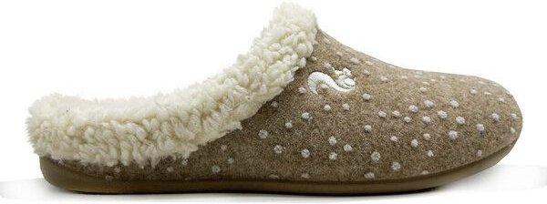 Hausschuh "thies ® Eco Snow Cozy Slipper" aus weichem Wollfilz, zert. Bio-Baumwolle