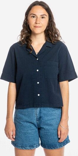 Matona Kurzärmelige Bluse | Seersucker Blouse | aus Bio-Baumwolle | GOTS-zertifiziert