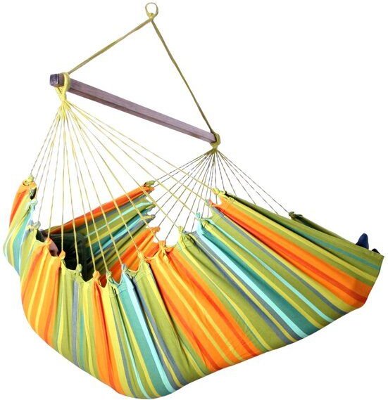 Thumbnail - MacaMex Cayo Gigante XL Hängestuhl, Hängesessel aus langfasriger Baumwolle