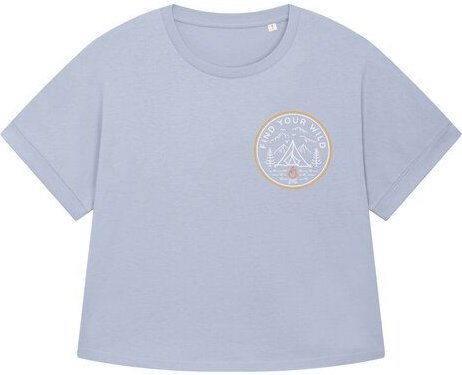 watapparel Oversize T-Shirt Frauen Find your wild