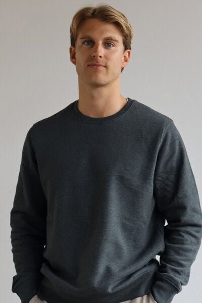 Thumbnail - Kultgut Pro Earth - Biofair - Supersoft Sweatshirtpullover / Meliert