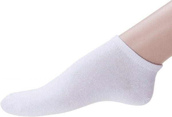 flat design by Mareike Kriesten 8 Paar Sneaker Socken aus Bio-Baumwolle, weiß, fair hergestellt in Portugal (EU), vegan