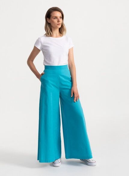 De IONESCU Die Damenhose „Palazzo“ aus 100% Bio-Baumwolle