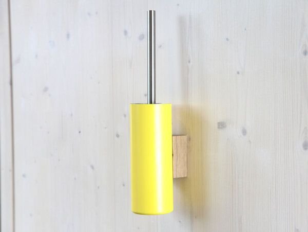werkvoll by Lena Peter Recycling Wandhalter WC-Bürste FIRE mit Edelstahlgriff