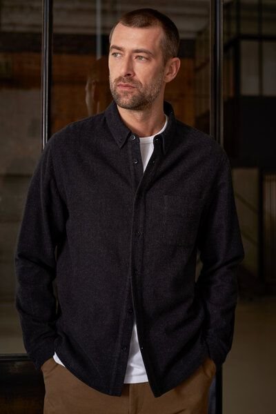 About Companions Button-Down Hemd KEN aus Bio-Baumwollflannell