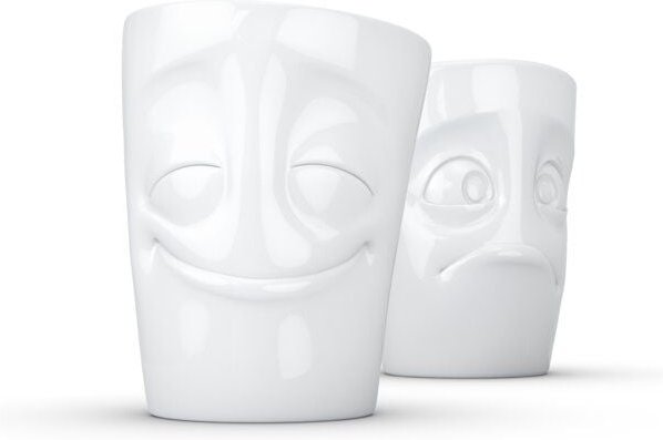 Thumbnail - FIFTYEIGHT PRODUCTS Dreidimensionales Becherset vergnügt und verdutzt
