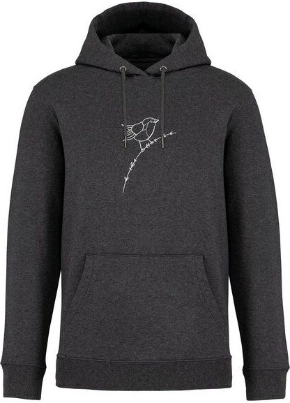 Greeenspired Basic Bio Hoody Nr. 4 Rotkehlchen 350g/m² XXS - 4 XL