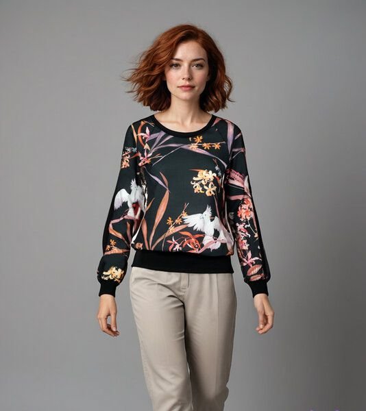 BLUSE ART aus Bio Baumwolle - KADU von Lasalina